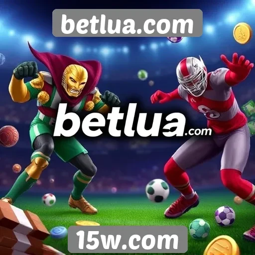 Variedade de jogos oferecidos em betlua.com